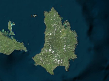 Téléchargez les photos : Catanduanes, province of Philippines. Low resolution satellite map - en image libre de droit