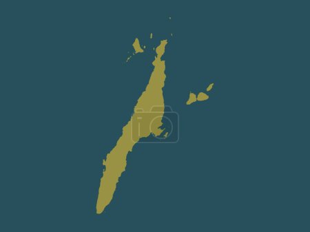 Photo for Cebu, province of Philippines. Solid color shape - Royalty Free Image