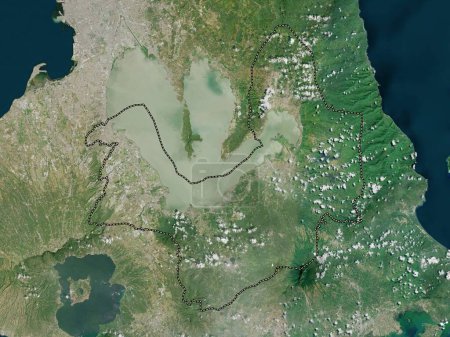 Téléchargez les photos : Laguna, province of Philippines. High resolution satellite map - en image libre de droit