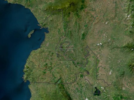 Téléchargez les photos : Maguindanao, province of Philippines. High resolution satellite map - en image libre de droit