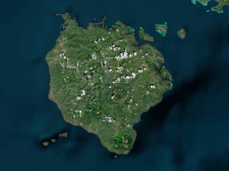 Foto de Marinduque, province of Philippines. High resolution satellite map - Imagen libre de derechos