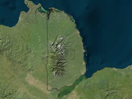 Téléchargez les photos : Misamis Occidental, province of Philippines. Low resolution satellite map - en image libre de droit