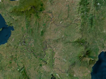 Photo for North Cotabato, province of Philippines. High resolution satellite map - Royalty Free Image
