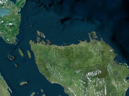 Téléchargez les photos : Northern Samar, province of Philippines. High resolution satellite map - en image libre de droit