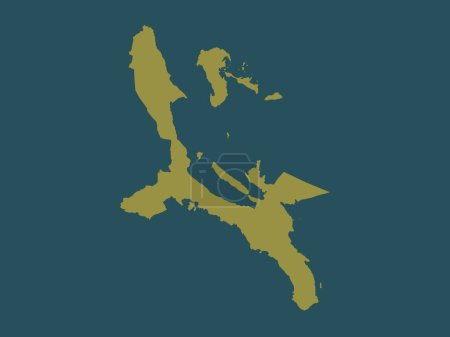 Téléchargez les photos : Quezon, province of Philippines. Solid color shape - en image libre de droit