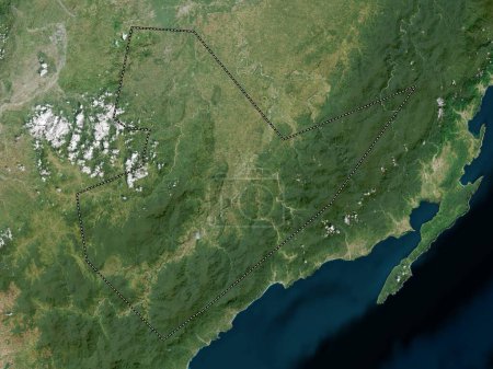 Foto de Quirino, province of Philippines. High resolution satellite map - Imagen libre de derechos