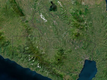 Téléchargez les photos : South Cotabato, province of Philippines. High resolution satellite map - en image libre de droit