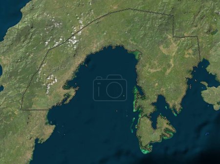 Téléchargez les photos : Zamboanga Sibugay, province of Philippines. Low resolution satellite map - en image libre de droit
