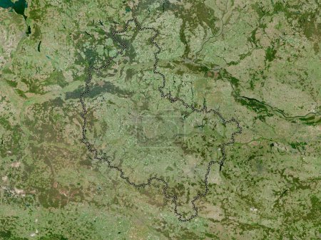 Téléchargez les photos : Wielkopolskie, voivodeship|province of Poland. High resolution satellite map - en image libre de droit