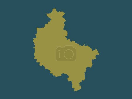 Foto de Wielkopolskie, voivodeship|province of Poland. Solid color shape - Imagen libre de derechos