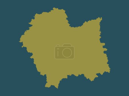 Photo for Malopolskie, voivodeship|province of Poland. Solid color shape - Royalty Free Image