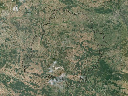 Photo for Lodzkie, voivodeship|province of Poland. Low resolution satellite map - Royalty Free Image