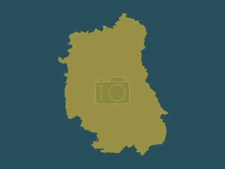 Photo for Lubelskie, voivodeship|province of Poland. Solid color shape - Royalty Free Image
