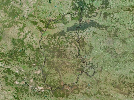 Téléchargez les photos : Lubuskie, voivodeship|province of Poland. High resolution satellite map - en image libre de droit