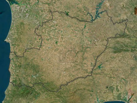 Téléchargez les photos : Beja, district of Portugal. High resolution satellite map - en image libre de droit