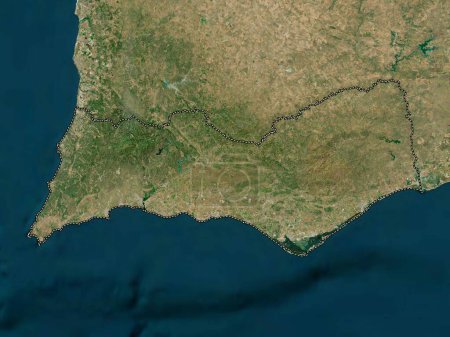 Foto de Faro, district of Portugal. High resolution satellite map - Imagen libre de derechos