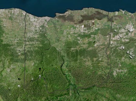 Foto de Arecibo, municipality of Puerto Rico. High resolution satellite map - Imagen libre de derechos