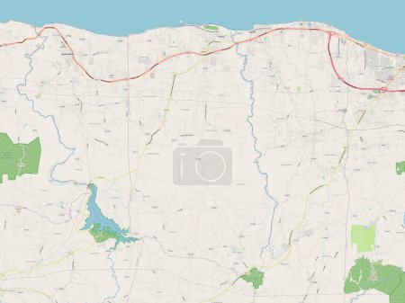 Photo for Camuy, municipality of Puerto Rico. Open Street Map - Royalty Free Image