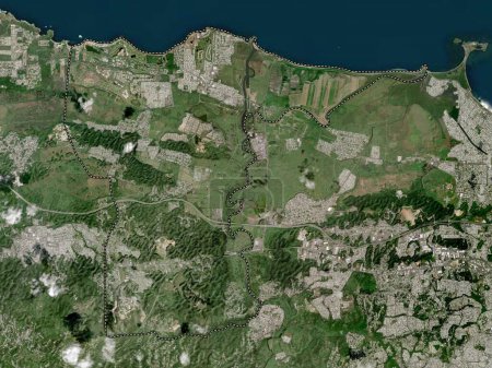 Photo for Dorado, municipality of Puerto Rico. High resolution satellite map - Royalty Free Image