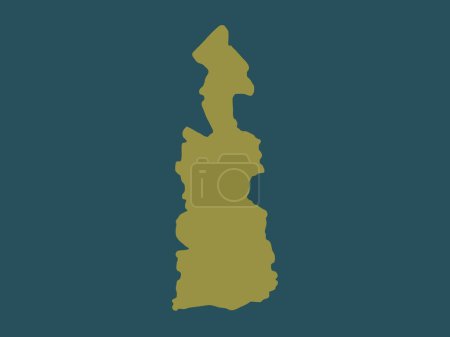 Photo for Guaynabo, municipality of Puerto Rico. Solid color shape - Royalty Free Image