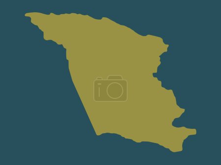 Photo for Isabela, municipality of Puerto Rico. Solid color shape - Royalty Free Image