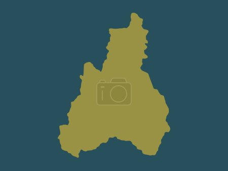 Photo for Jayuya, municipality of Puerto Rico. Solid color shape - Royalty Free Image