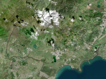 Téléchargez les photos : Naguabo, municipality of Puerto Rico. High resolution satellite map - en image libre de droit