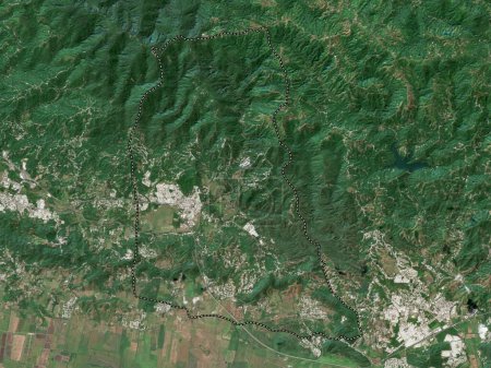 Photo for Sabana Grande, municipality of Puerto Rico. Low resolution satellite map - Royalty Free Image