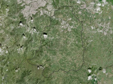 Téléchargez les photos : San Lorenzo, municipality of Puerto Rico. High resolution satellite map - en image libre de droit