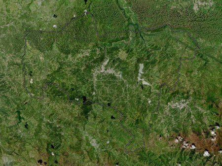 Téléchargez les photos : Utuado, municipality of Puerto Rico. High resolution satellite map - en image libre de droit