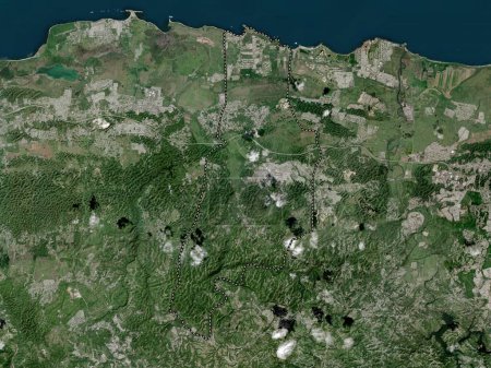 Foto de Vega Alta, municipality of Puerto Rico. High resolution satellite map - Imagen libre de derechos