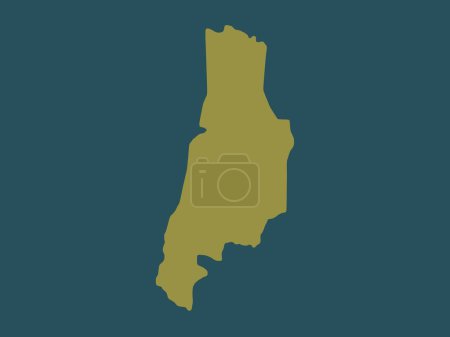 Photo for Vega Alta, municipality of Puerto Rico. Solid color shape - Royalty Free Image