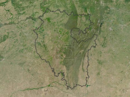 Téléchargez les photos : Bashkortostan, republic of Russia. Low resolution satellite map - en image libre de droit