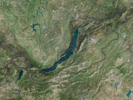 Foto de Buryat, republic of Russia. High resolution satellite map - Imagen libre de derechos
