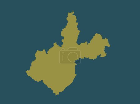 Photo for Irkutsk, region of Russia. Solid color shape - Royalty Free Image