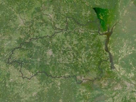 Photo for Ivanovo, region of Russia. Low resolution satellite map - Royalty Free Image