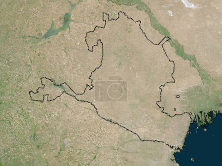 Foto de Kalmyk, republic of Russia. Low resolution satellite map - Imagen libre de derechos