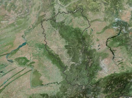 Téléchargez les photos : Kemerovo, region of Russia. High resolution satellite map - en image libre de droit
