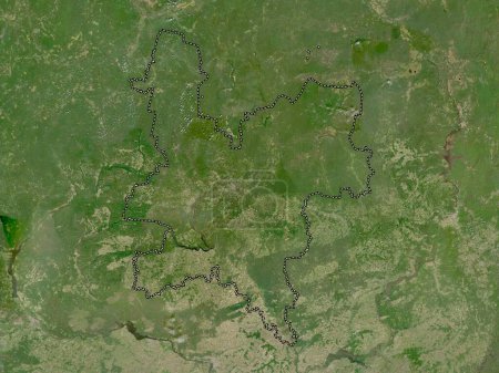 Téléchargez les photos : Kirov, region of Russia. Low resolution satellite map - en image libre de droit