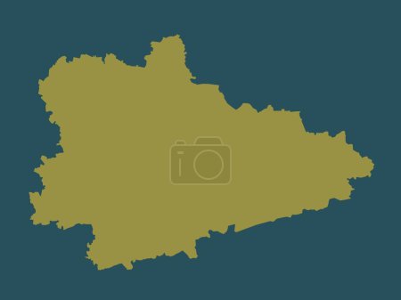 Photo for Kurgan, region of Russia. Solid color shape - Royalty Free Image