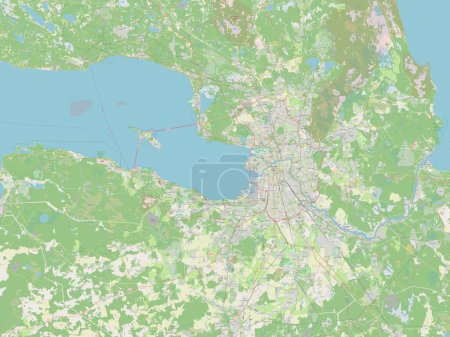 Téléchargez les photos : Saint Petersburg, city of Russia. Open Street Map - en image libre de droit