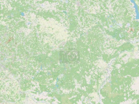Photo for Vladimir, region of Russia. Open Street Map - Royalty Free Image