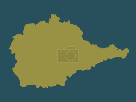 Photo for Yevrey, autonomous region of Russia. Solid color shape - Royalty Free Image