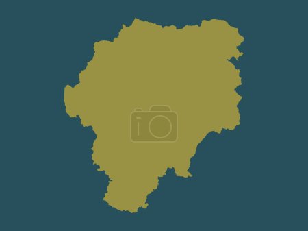 Téléchargez les photos : Bistrita-Nasaud, county of Romania. Solid color shape - en image libre de droit