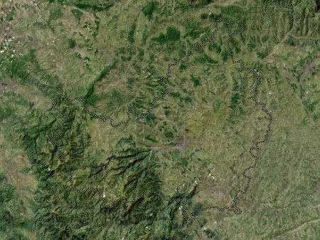 Téléchargez les photos : Cluj, county of Romania. High resolution satellite map - en image libre de droit