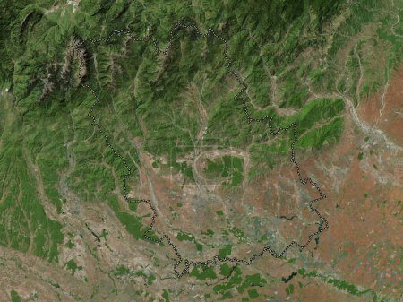 Foto de Prahova, county of Romania. High resolution satellite map - Imagen libre de derechos