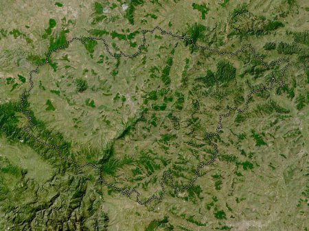 Téléchargez les photos : Salaj, county of Romania. Low resolution satellite map - en image libre de droit