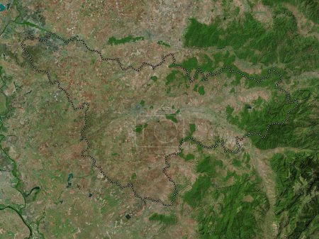 Téléchargez les photos : Timis, county of Romania. High resolution satellite map - en image libre de droit