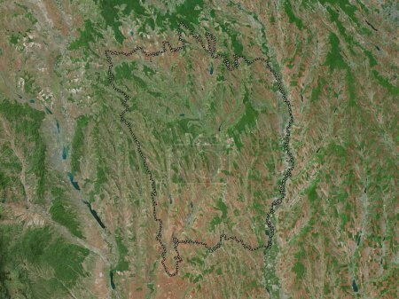 Téléchargez les photos : Vaslui, county of Romania. High resolution satellite map - en image libre de droit