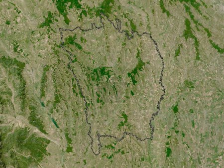 Téléchargez les photos : Vaslui, county of Romania. Low resolution satellite map - en image libre de droit